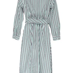 J.Crew Green & Blue striped shirt dress size 12